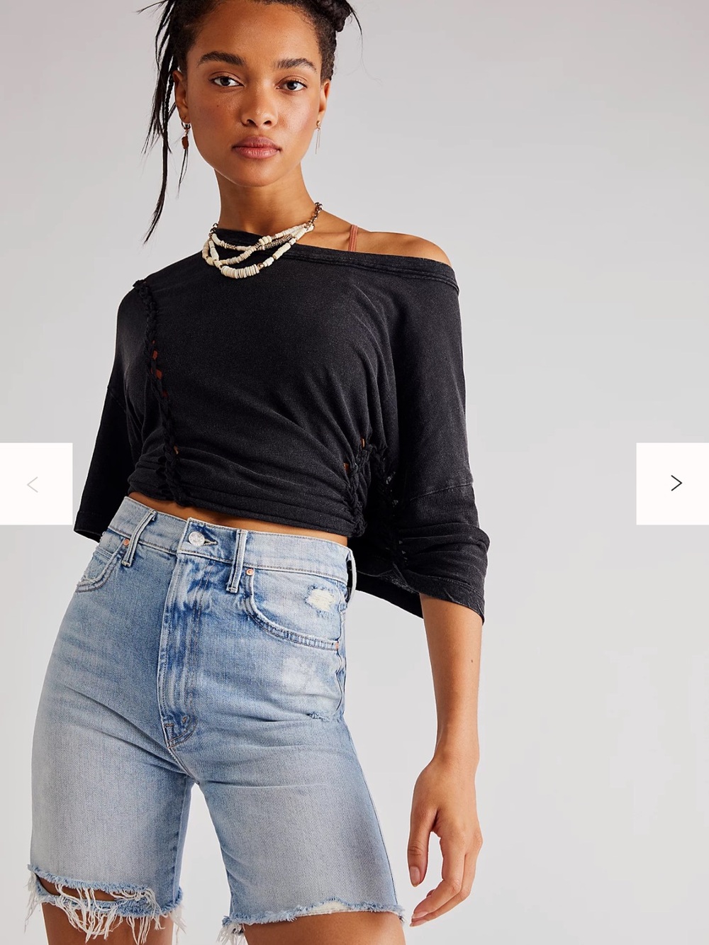 MOTHER High-Waisted Smokin' Fray Shorts - Picture 10 of 12